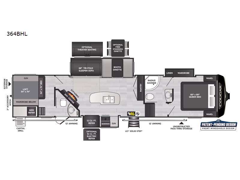 2023 Keystone Rv Cougar 364BHL in navasota TX