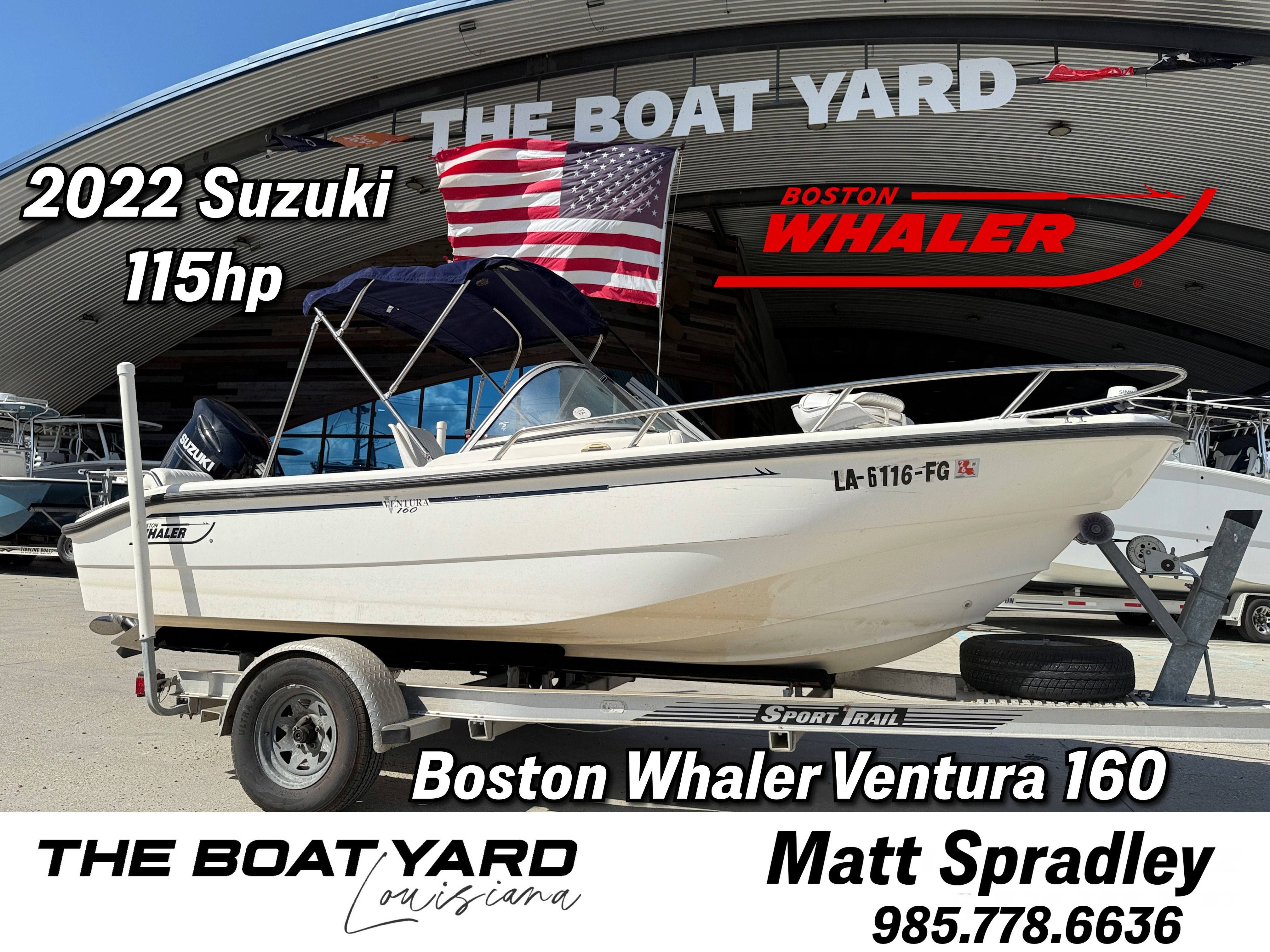 2002 Boston Whaler Ventura 160 160CC in marrero LA