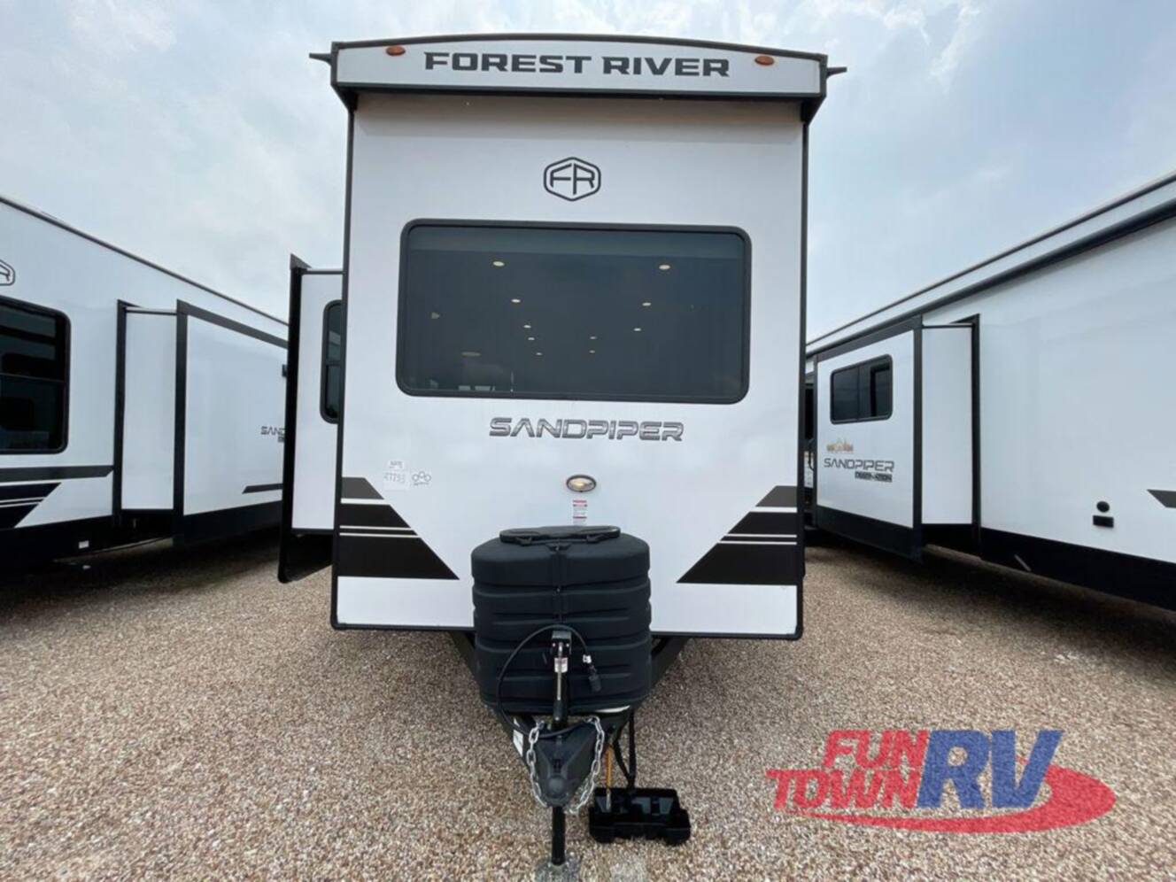 A photo of this 2025 Forest River Rv Sandpiper Destination Trailers 388JW