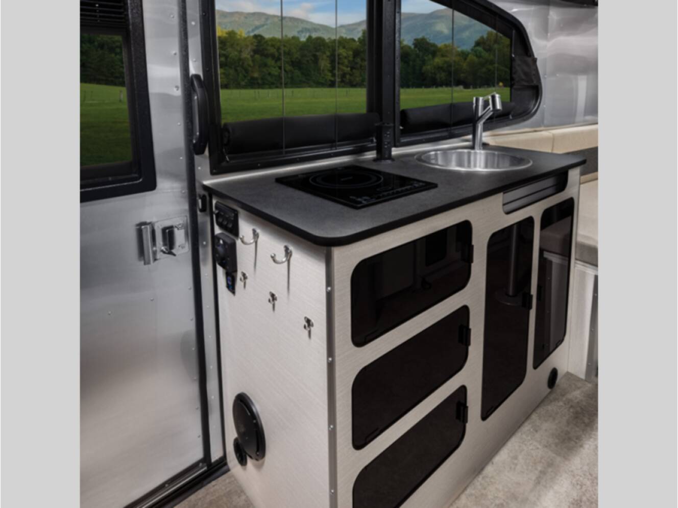 A photo of this 2026 Airstream Basecamp Xe 20Xe