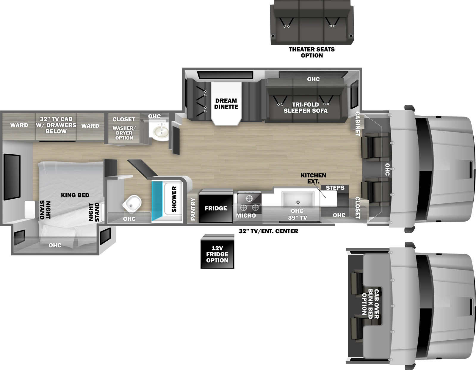 A photo of this 2027 Dynamax DX3 34KD