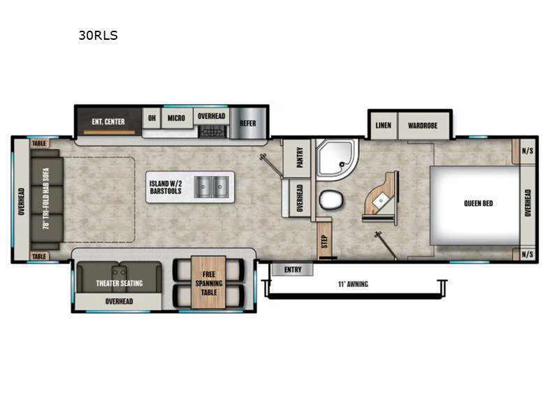 A photo of this 2027 Coachmen Rv Chaparral Lite 30RLS