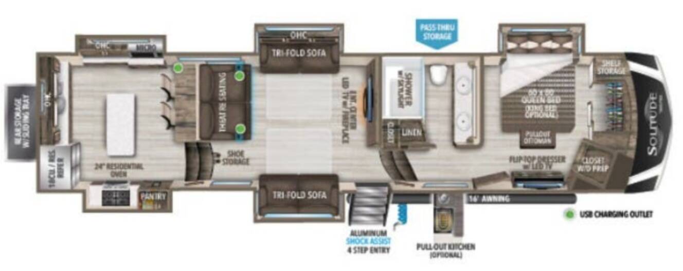 A photo of this 2022 Grand Design SOLITUDE 390RK