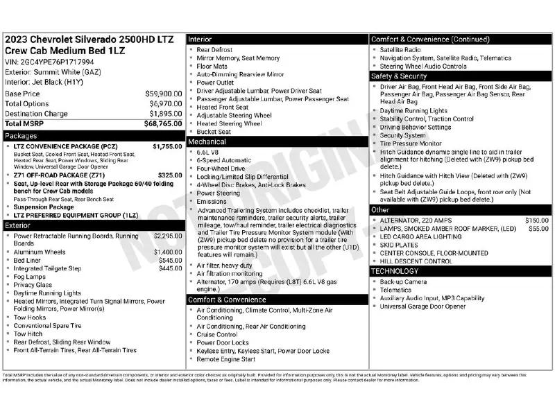 2023 CHEVROLET Silverado 2500HD