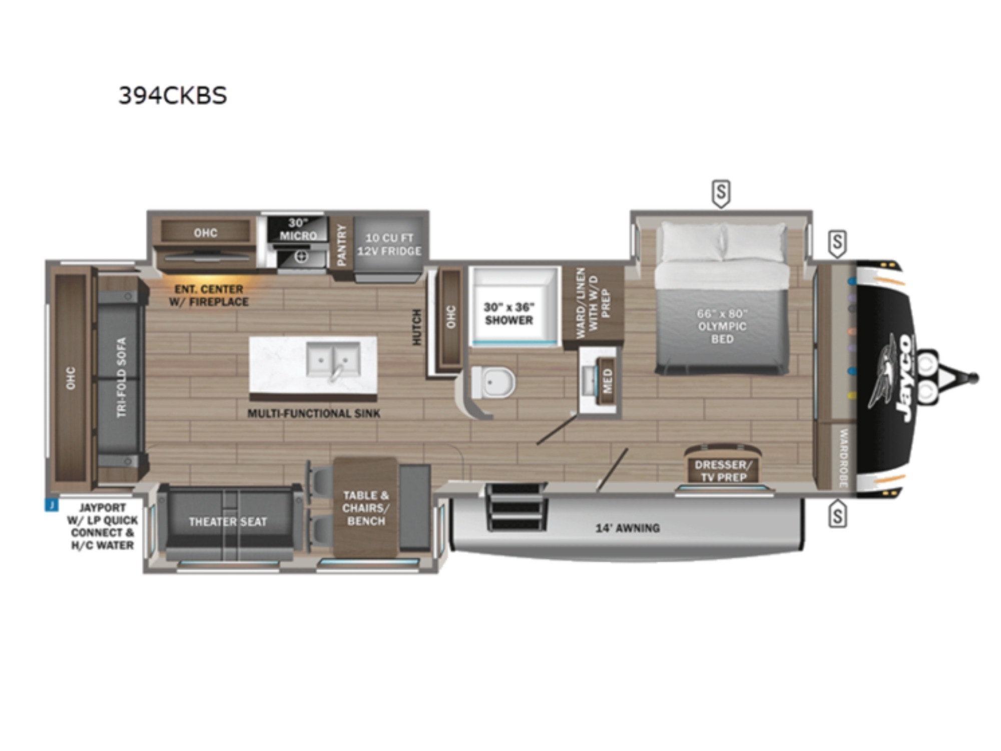 A photo of this 2027 Jayco EAGLE 294CKBS