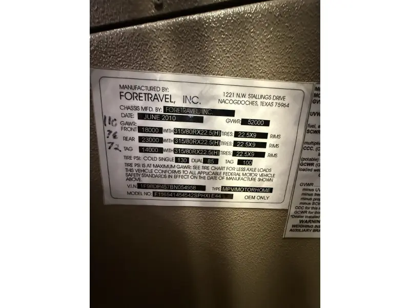 2011 FORETRAVEL PHENIX 45
