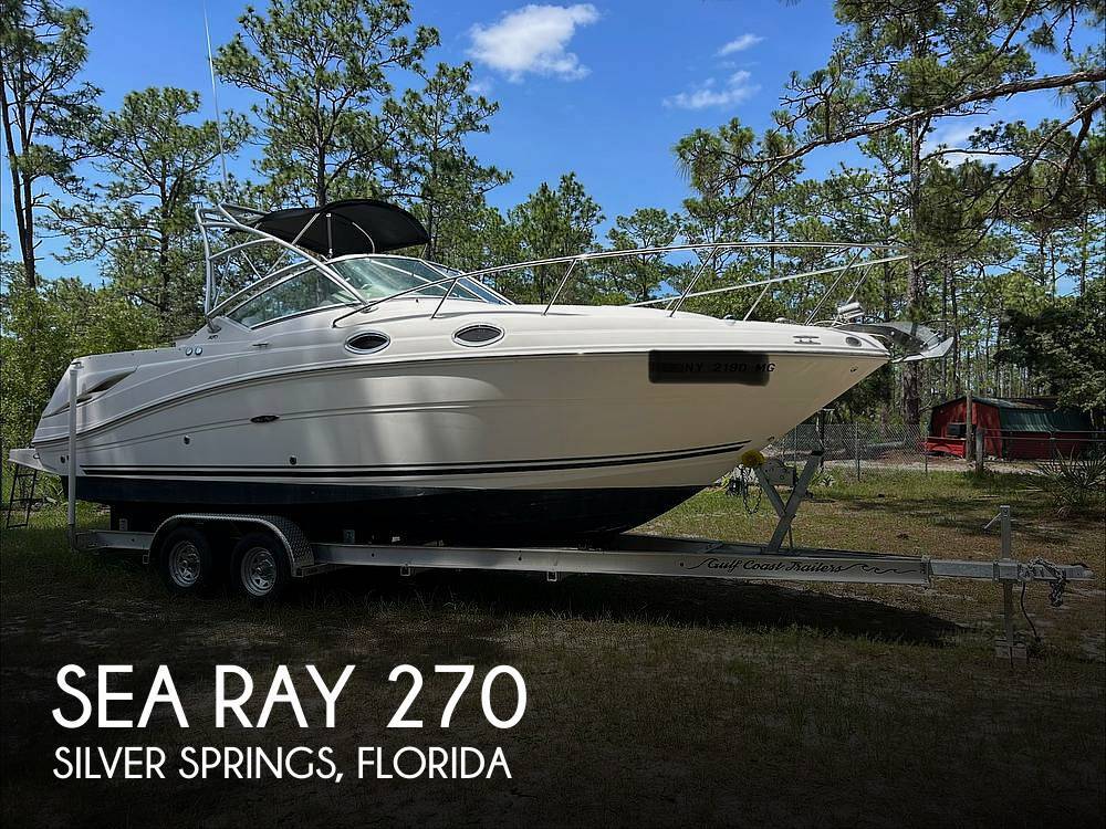 2007 Sea Ray 270 Amberjack in silver springs FL