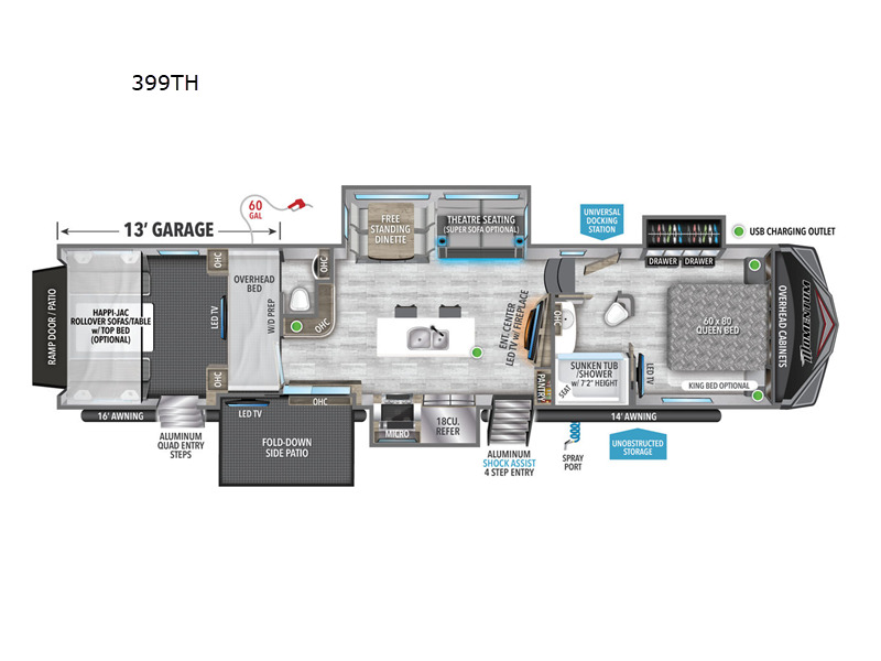 2023 Grand Design Momentum 399TH in cleburne TX