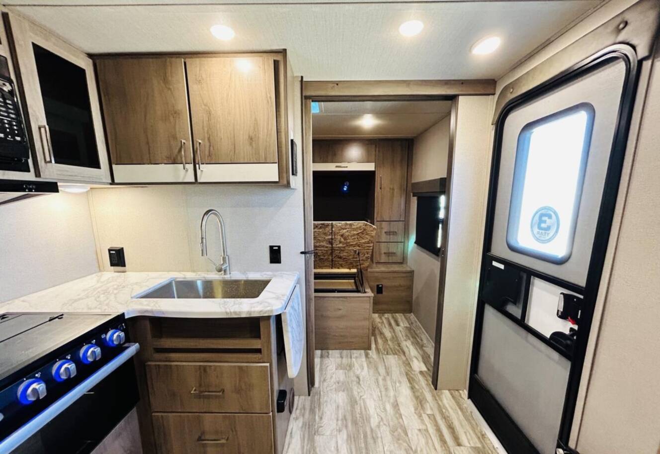 A photo of this 2022 Grand Design IMAGINE XLS 22RBE