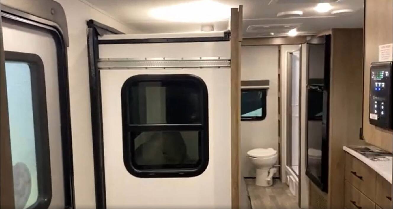 A photo of this 2022 Grand Design IMAGINE XLS 22RBE