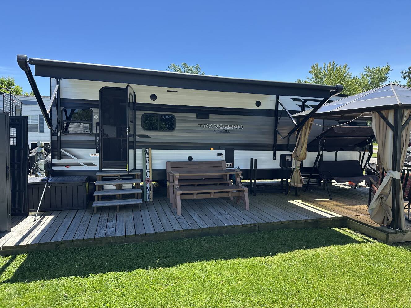 A photo of this 2022 Grand Design TRANSCEND XPLOR 245RL