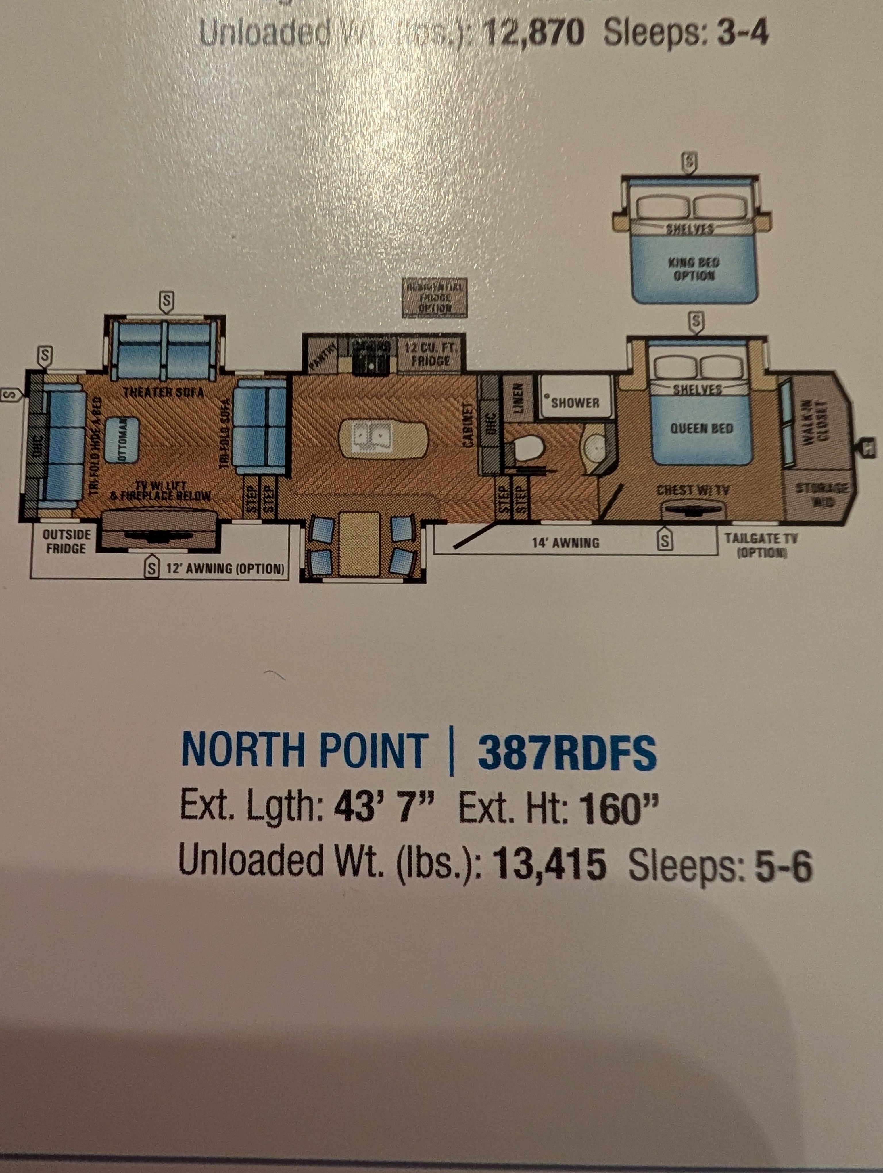 2017 Jayco NORTH POINT 387RDFS in roaring branch PA