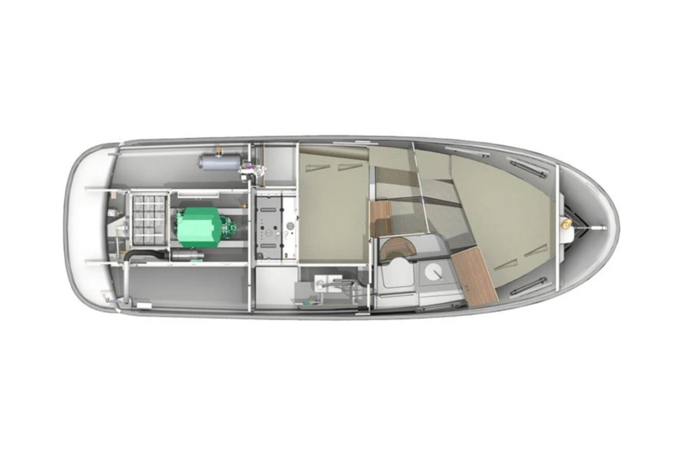 A photo of this 2024 Nimbus 305 Coupe