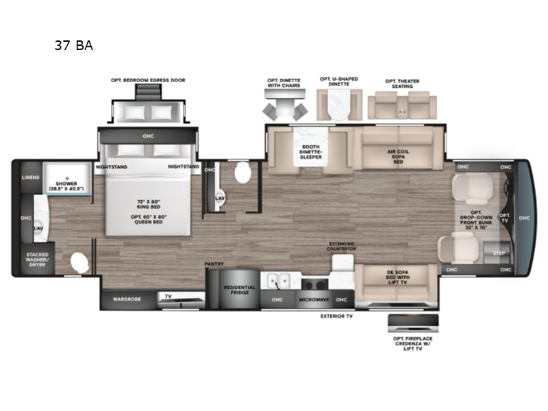 2027 Tiffin Motorhomes Allegro RED 37 BA in huntsville AL