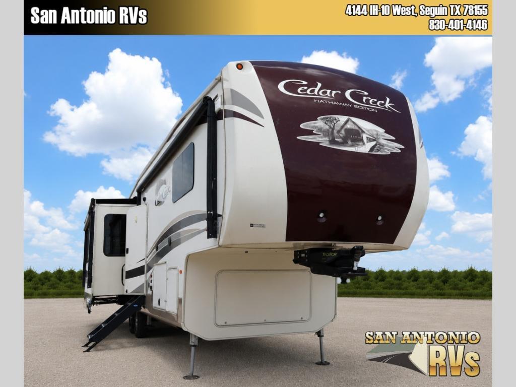 2018 Forest River Rv Cedar Creek Hathaway Edition 34RE in seguin TX