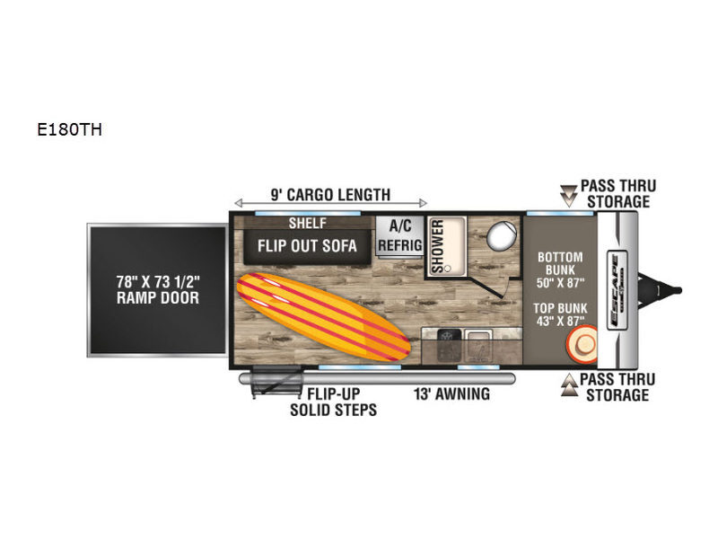 2019 Kz Escape E180TH in bunker hill IN