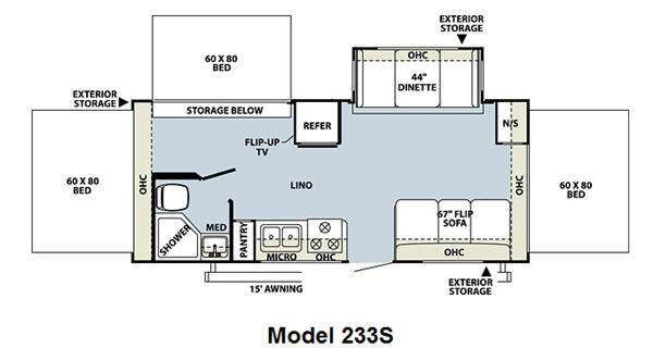 2012 Forest River Rv Rockwood Roo 233S in peninsula OH