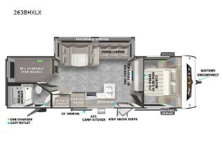 2024 FOREST RIVER WILDWOOD X-LITE 263BHXL