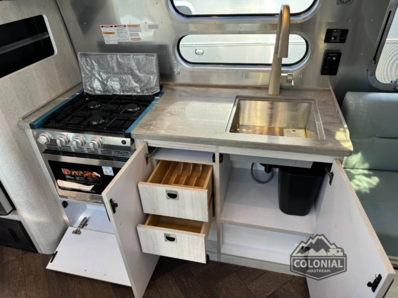 A photo of this 2026 Airstream International 28RBQ Queen
