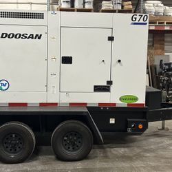2017 DOOSAN G70 Generator in Monroe, WA