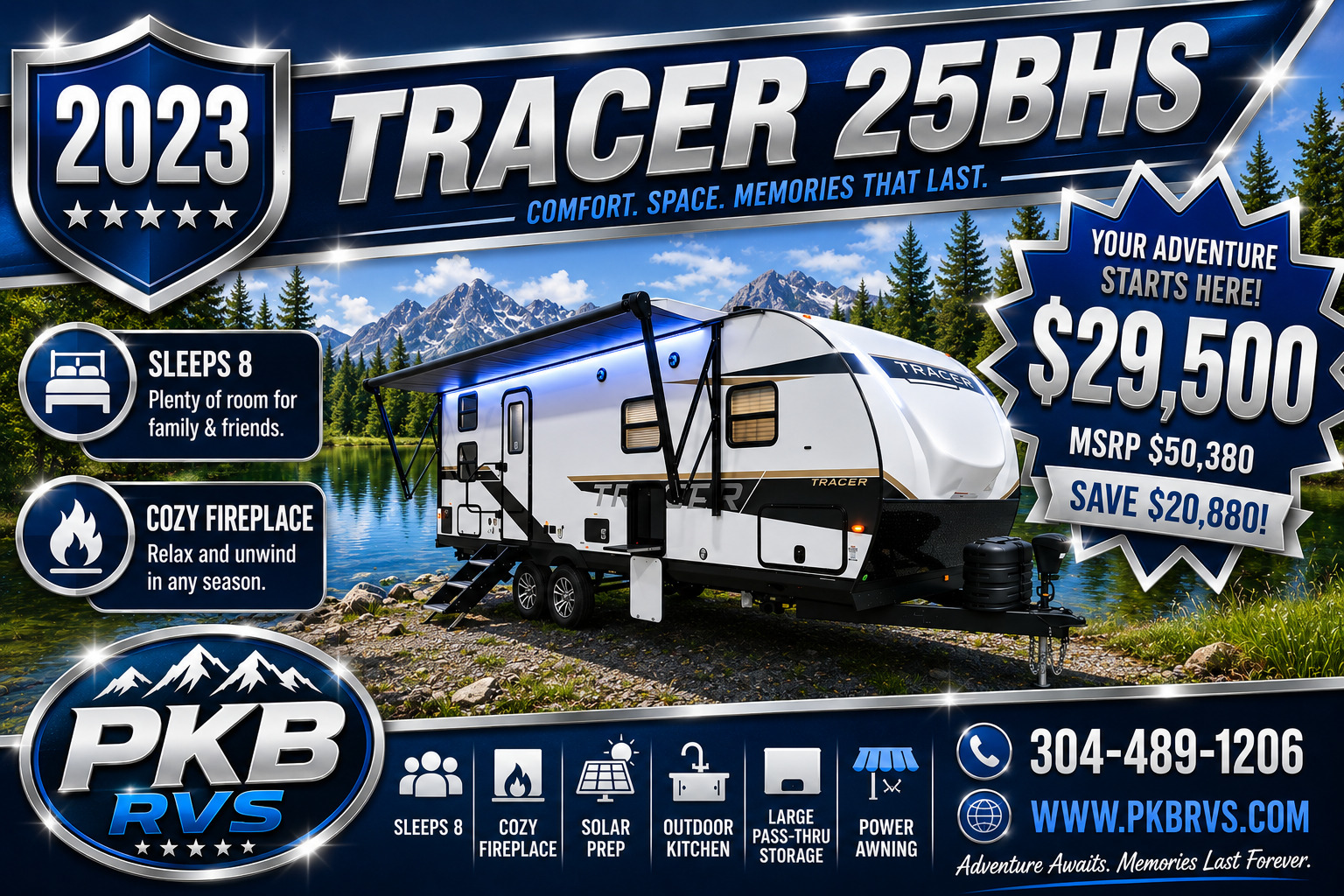 2023 Prime Time TRACER 25BHS in mineral wells WV