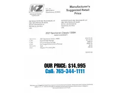 2027 KZ RV Sportsmen Classic 130BH