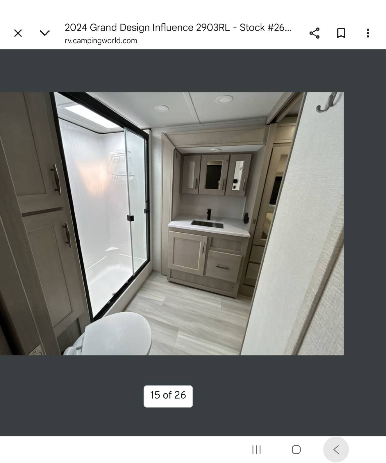 A photo of this 2024 Grand Design INFLUENCE 2903RL