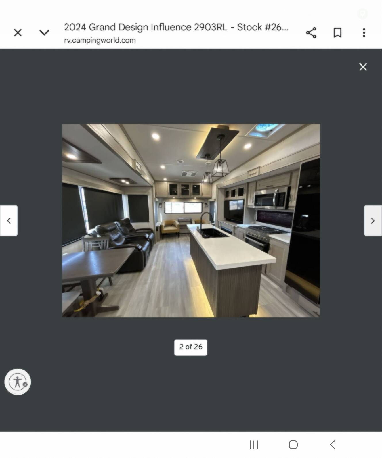 A photo of this 2024 Grand Design INFLUENCE 2903RL