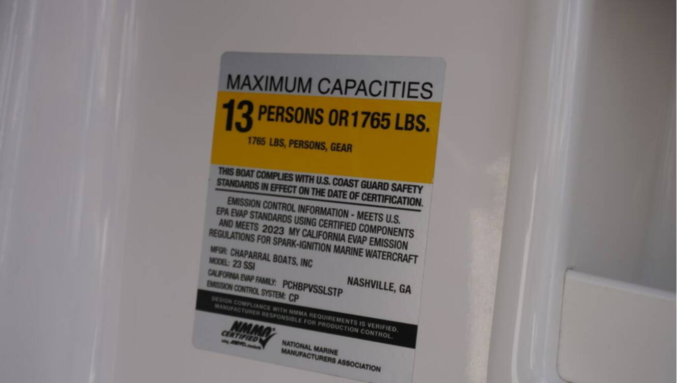 A photo of this 2023 Chaparral 23 SSi