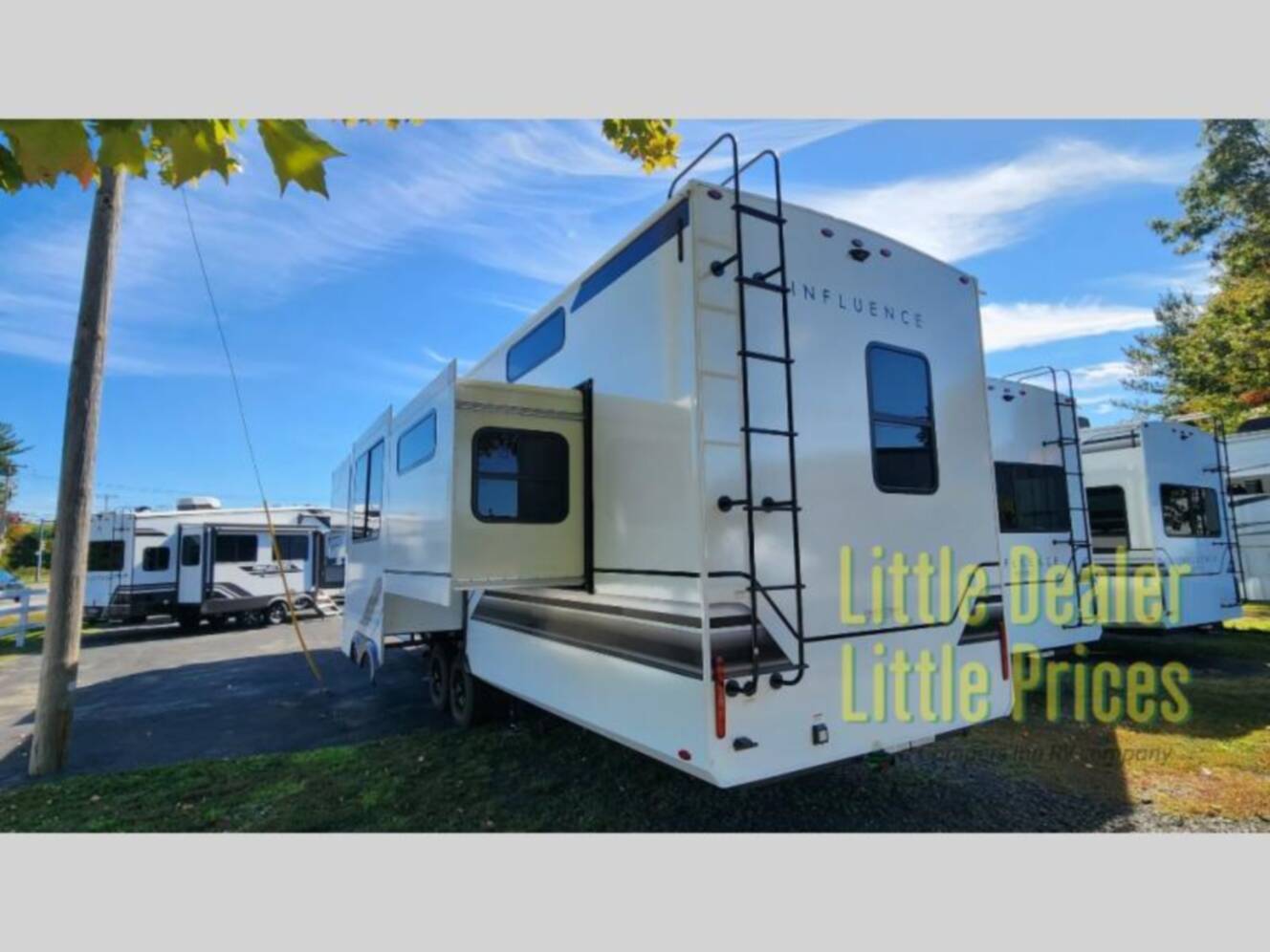 A photo of this 2026 Grand Design Influence 3804DS