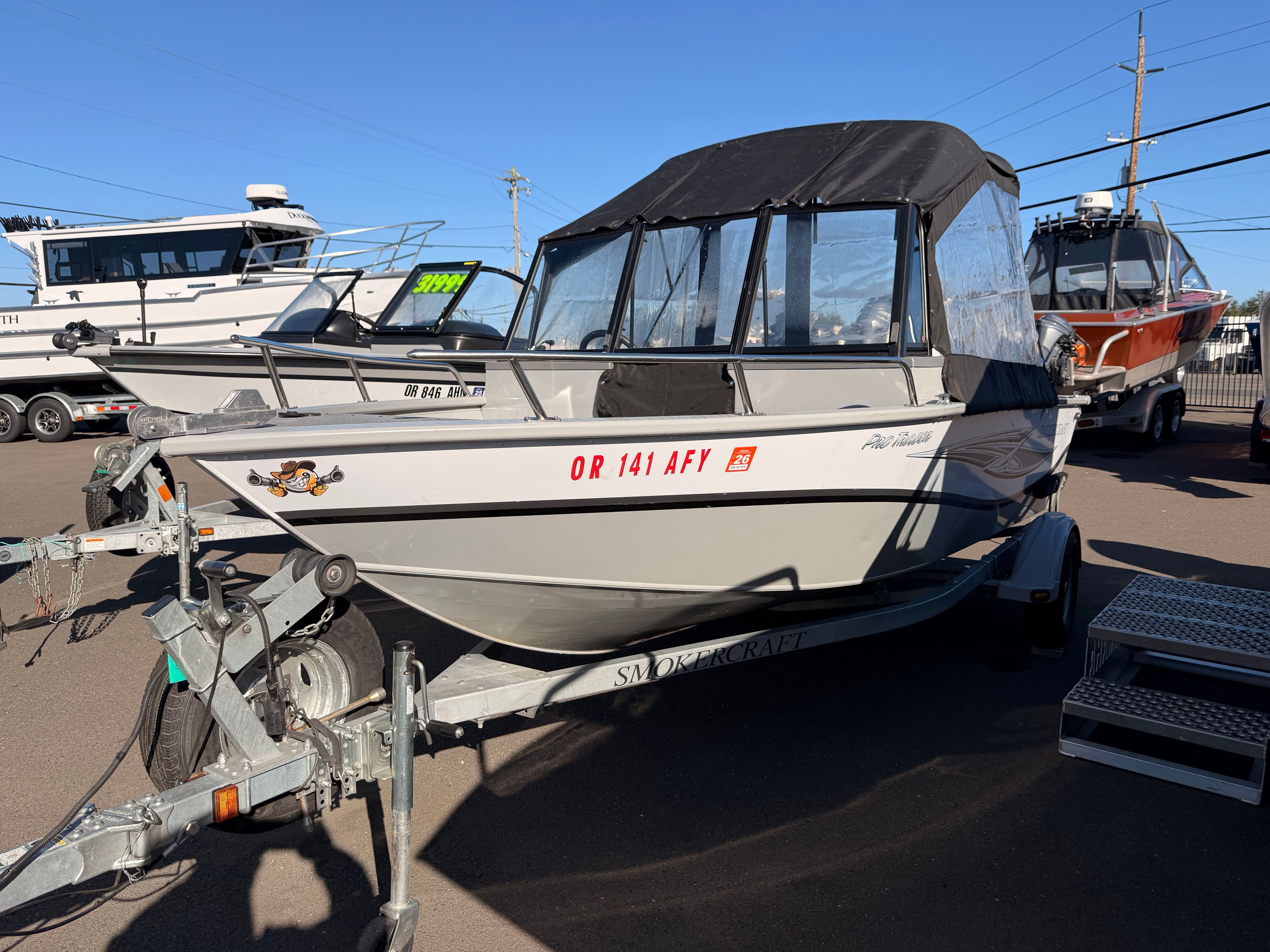 Used 2017 Smoker Craft 162 Pro Tracer For Sale in Coos Bay, OR