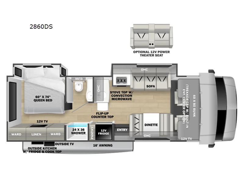 2027 Forest River Rv Sunseeker 2860DS in huntsville AL