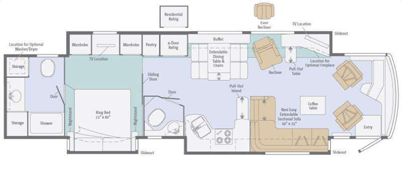 2012 Itasca Ellipse 42QD in acworth GA