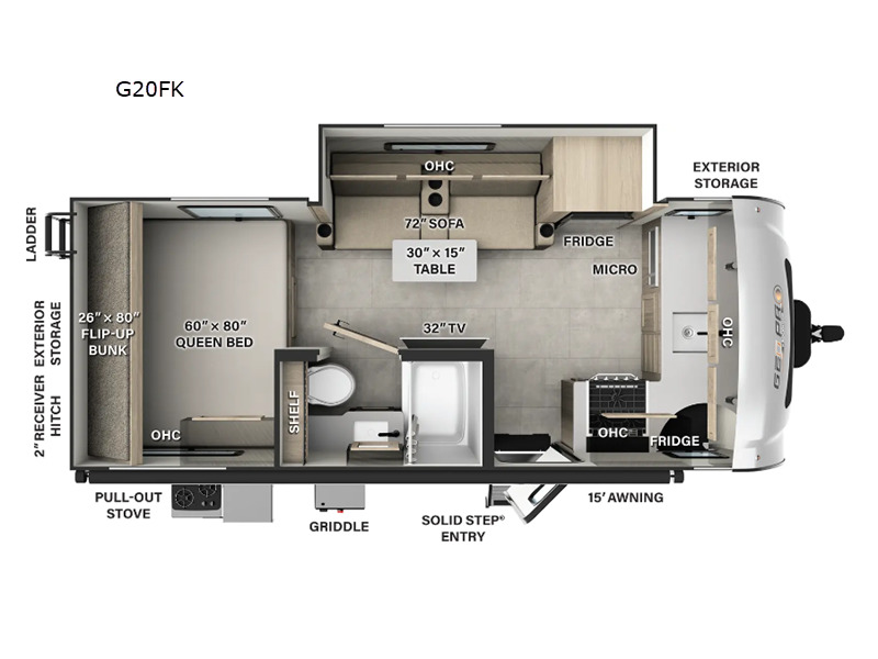 2025 Forest River Rv Rockwood GEO Pro G20FK in acworth GA