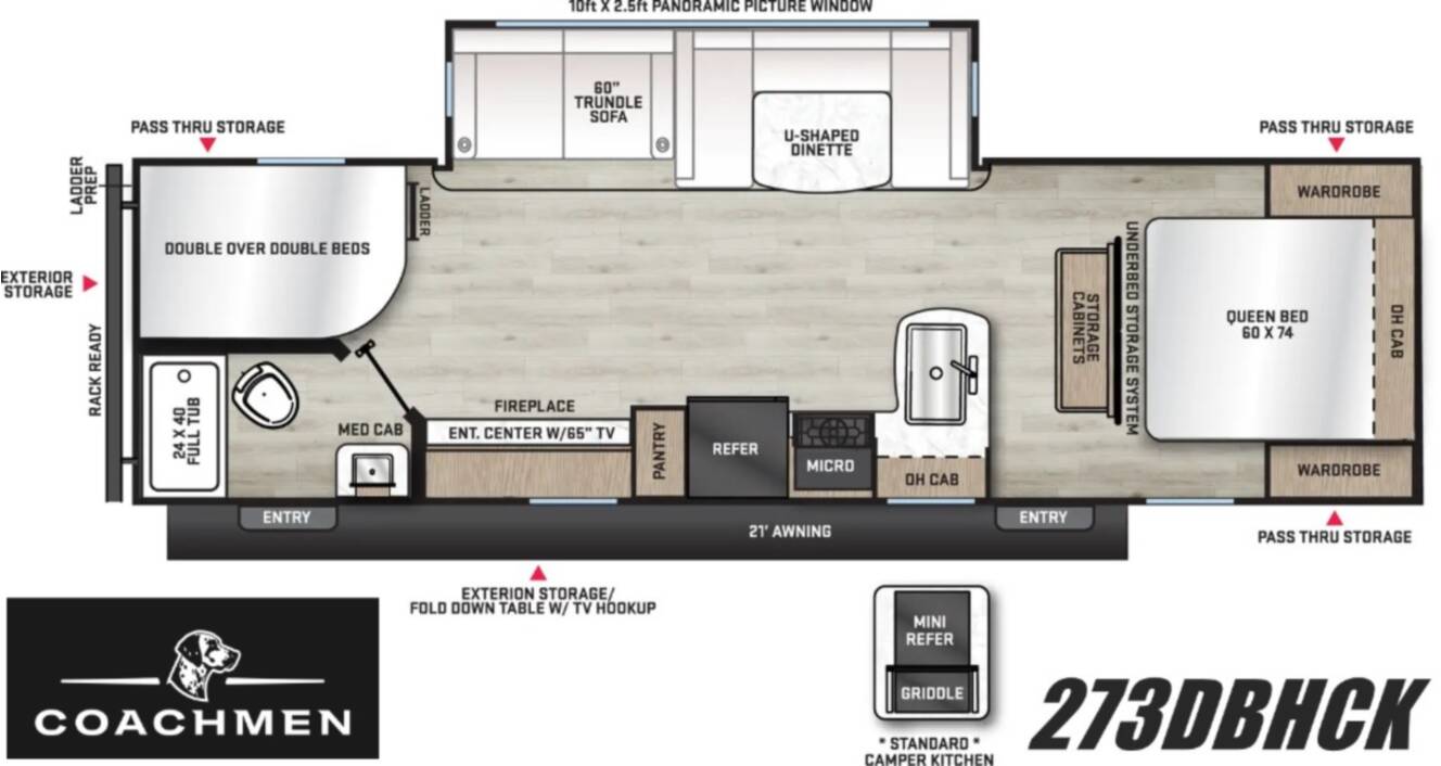 A photo of this 2026 Coachmen Rv Catalina Legacy Edition 273DBHCK