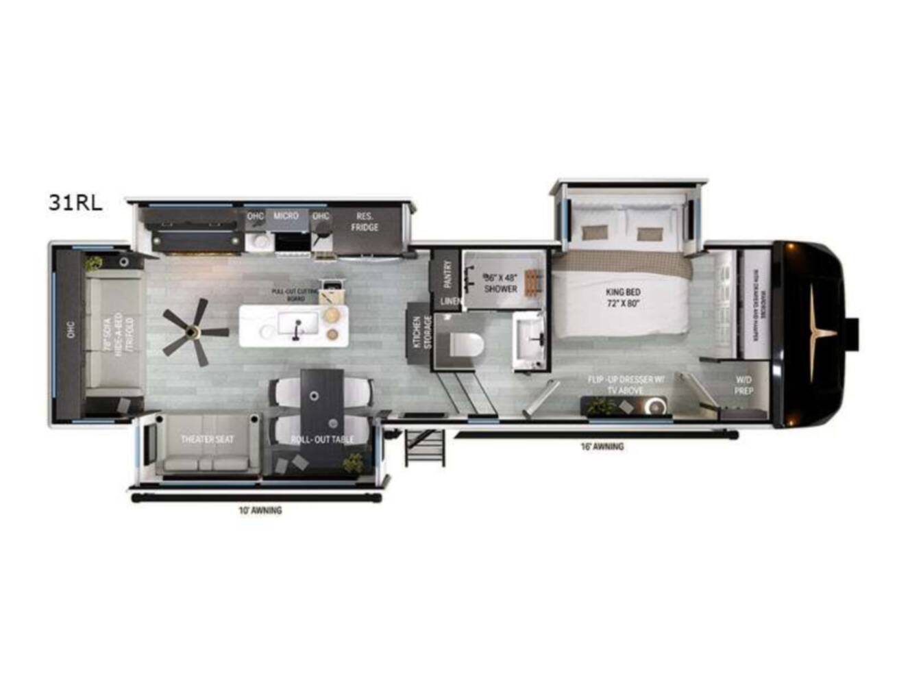 A photo of this 2027 Heartland Bighorn 31RL