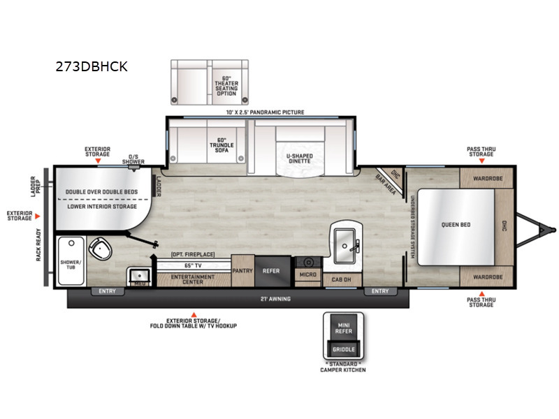 A photo of this 2026 Coachmen Rv Catalina Legacy Edition 273DBHCK
