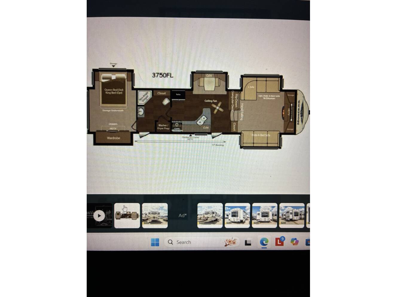A photo of this 2014 Keystone MONTANA 3750FL