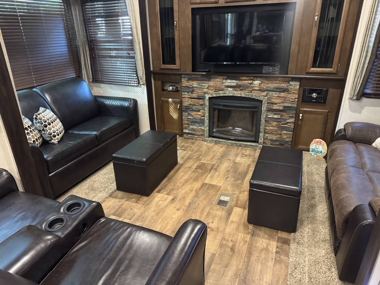 A photo of this 2017 Forest River SALEM VILLA ESTATE 395RET