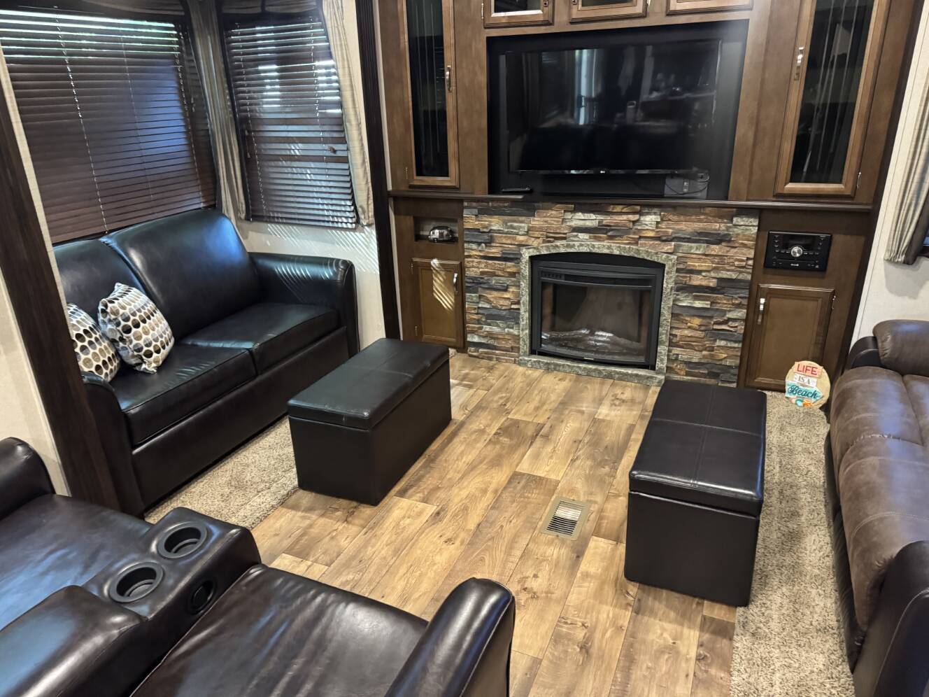 A photo of this 2017 Forest River SALEM VILLA ESTATE 395RET