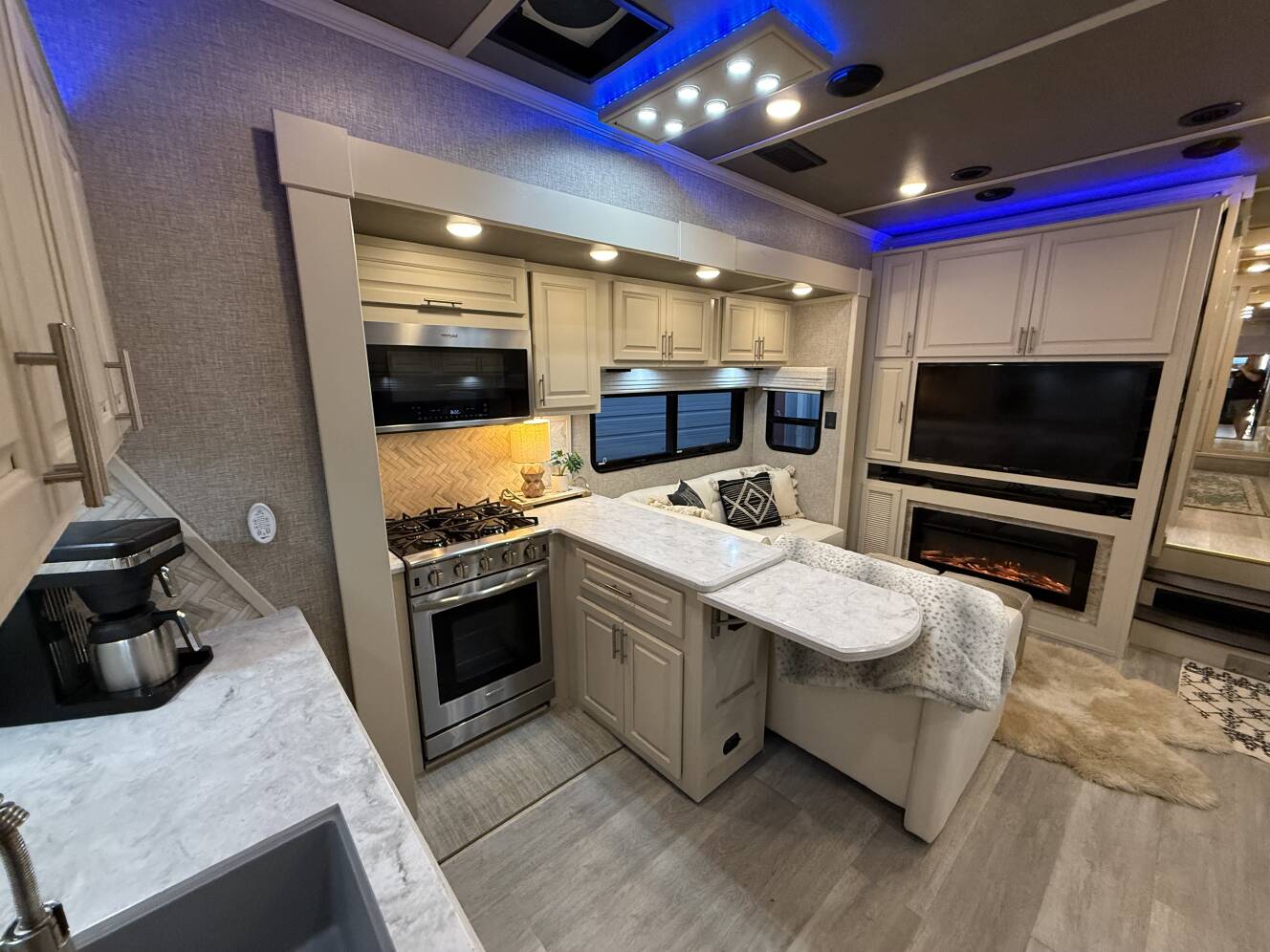 A photo of this 2023 Luxe TOY HAULER 48FB