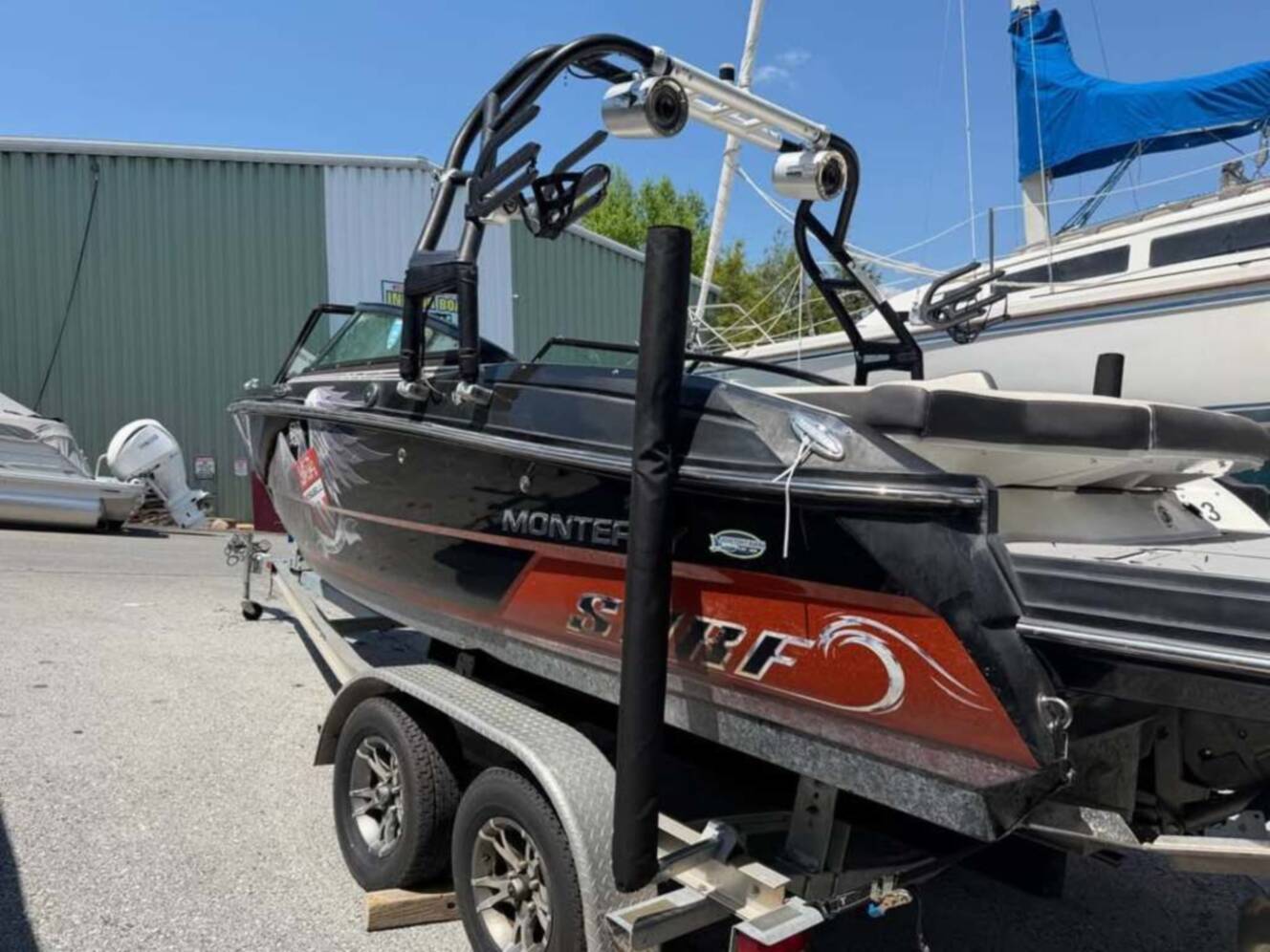 A photo of this 2016 Monterey 218SS surf