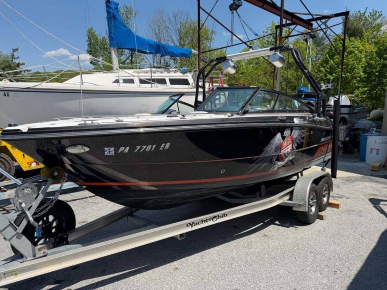 A photo of this 2016 Monterey 218SS surf