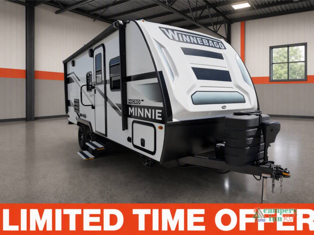 A photo of this 2023 Winnebago Micro Minnie 2108TB