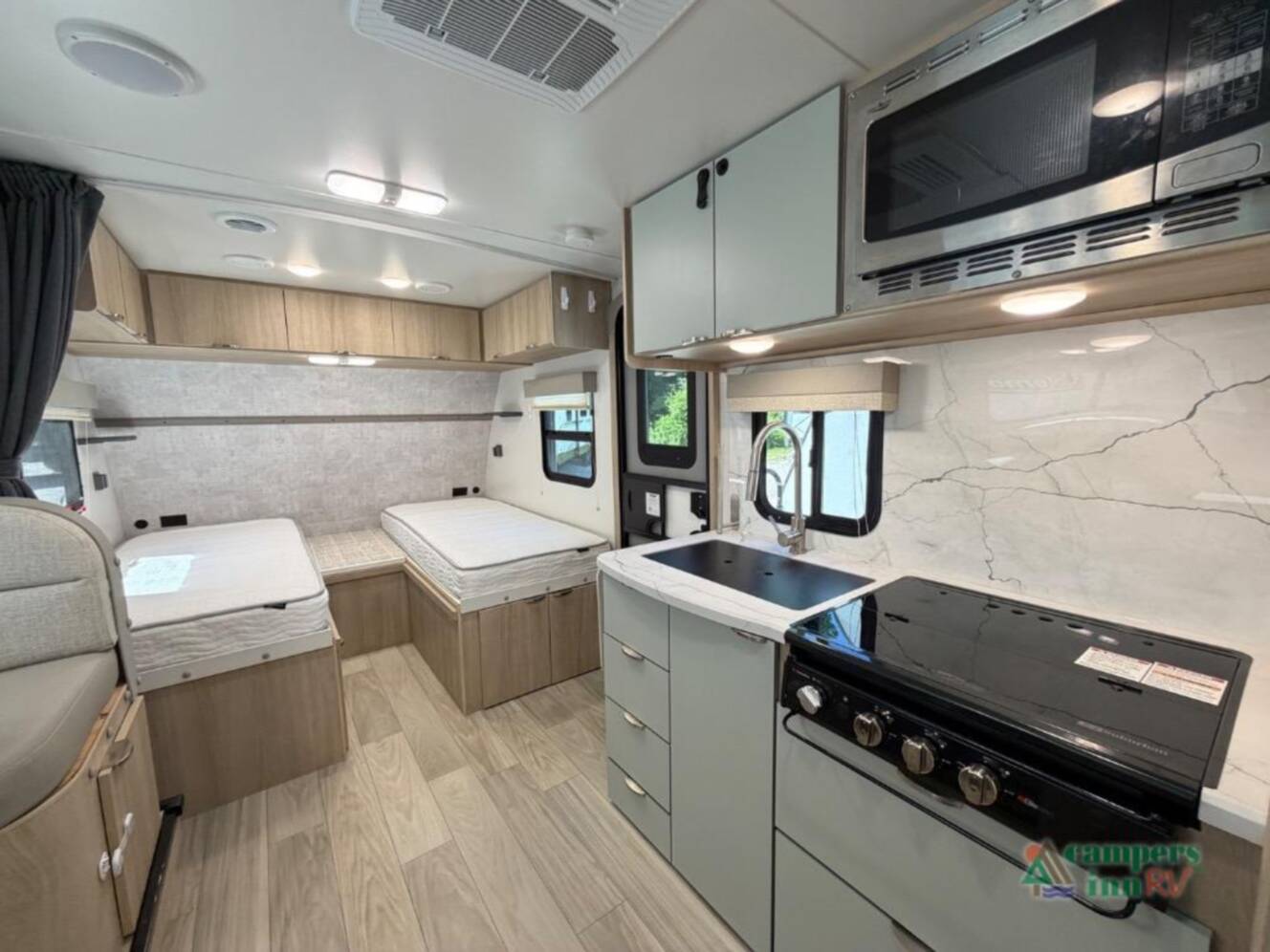 A photo of this 2023 Winnebago Micro Minnie 2108TB