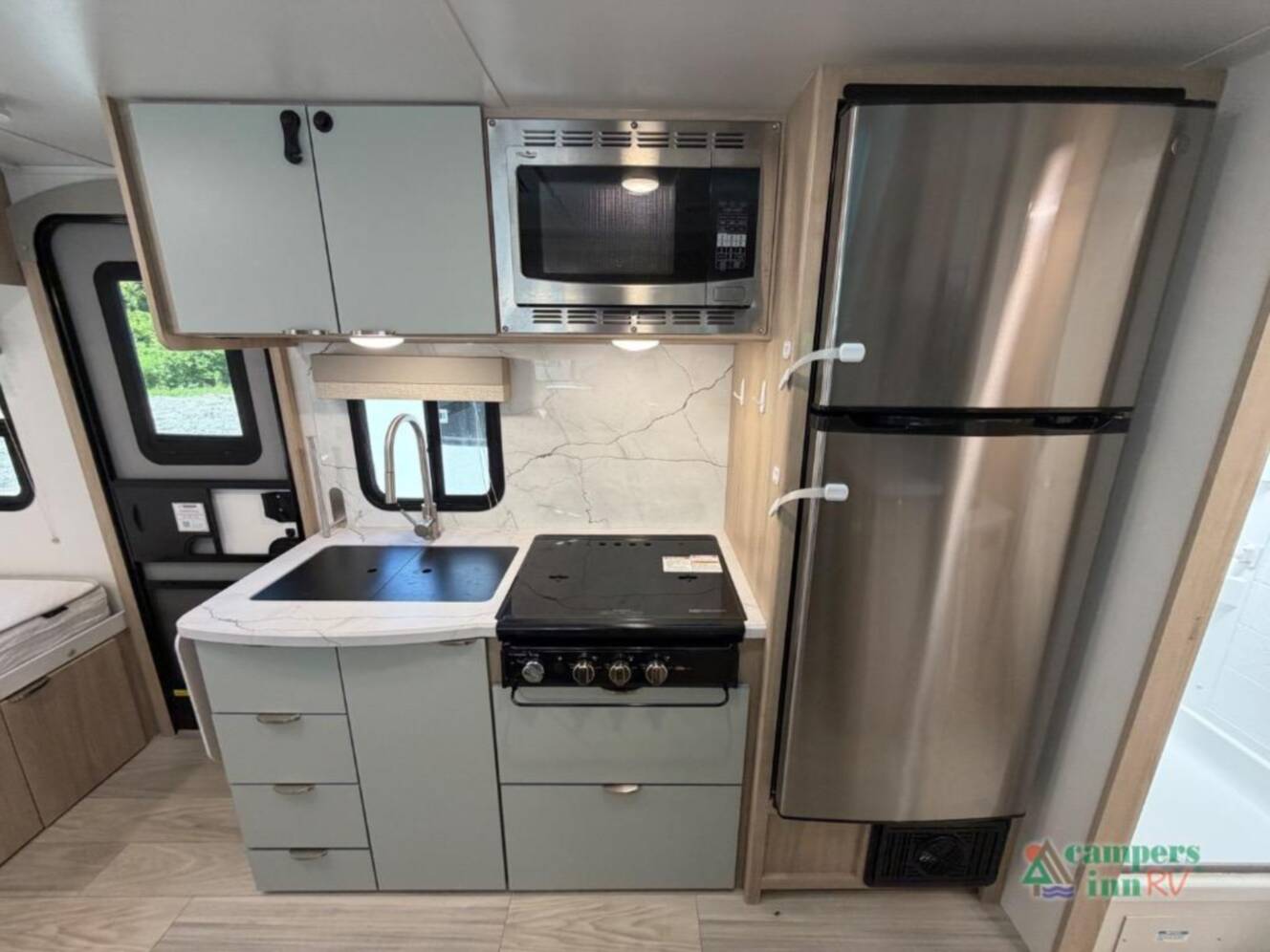 A photo of this 2023 Winnebago Micro Minnie 2108TB
