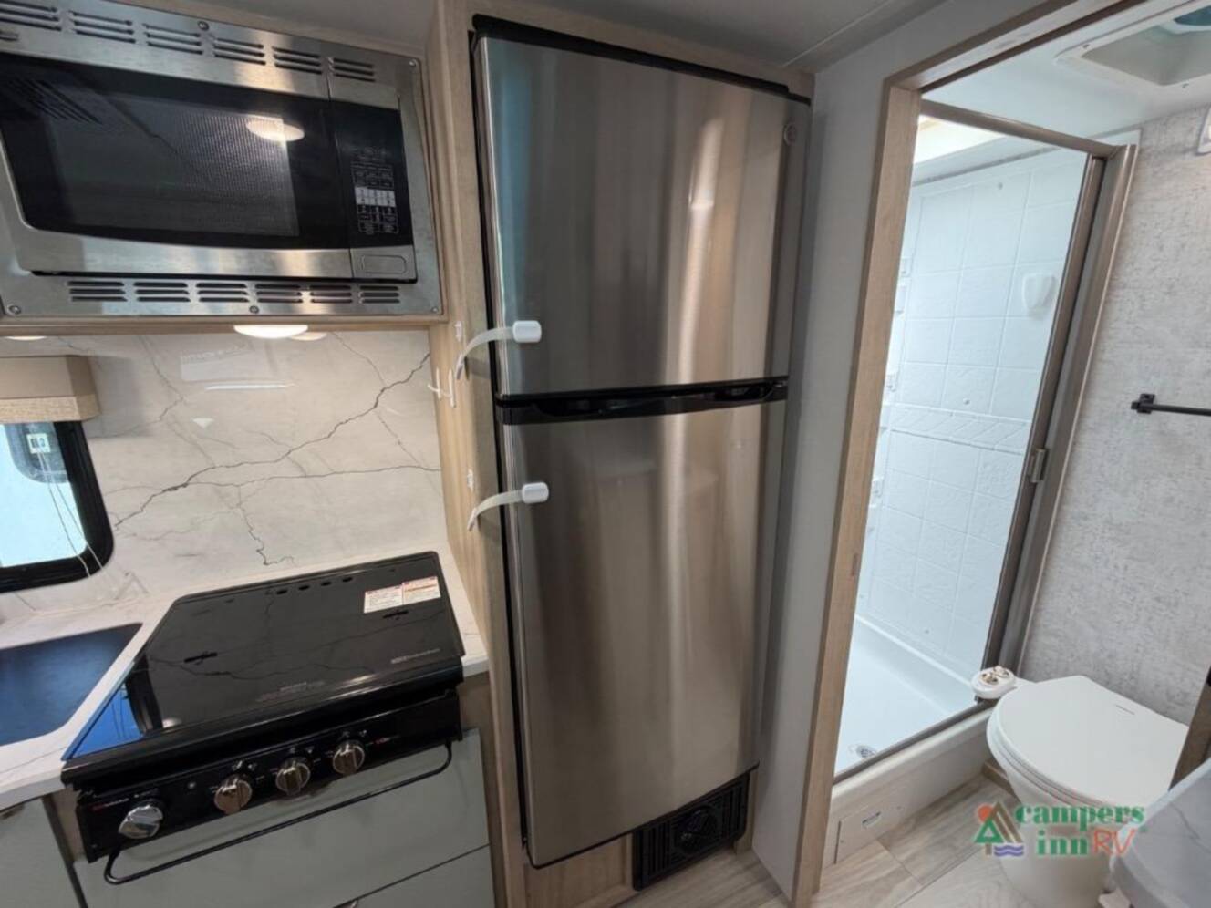 A photo of this 2023 Winnebago Micro Minnie 2108TB