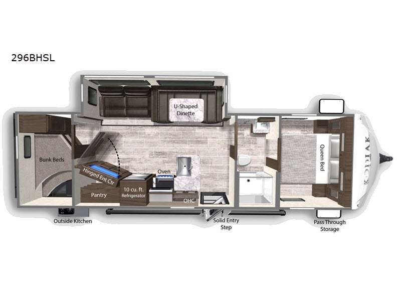 2021 Dutchmen Rv Kodiak Ultra-Lite 296BHSL in cogan station PA