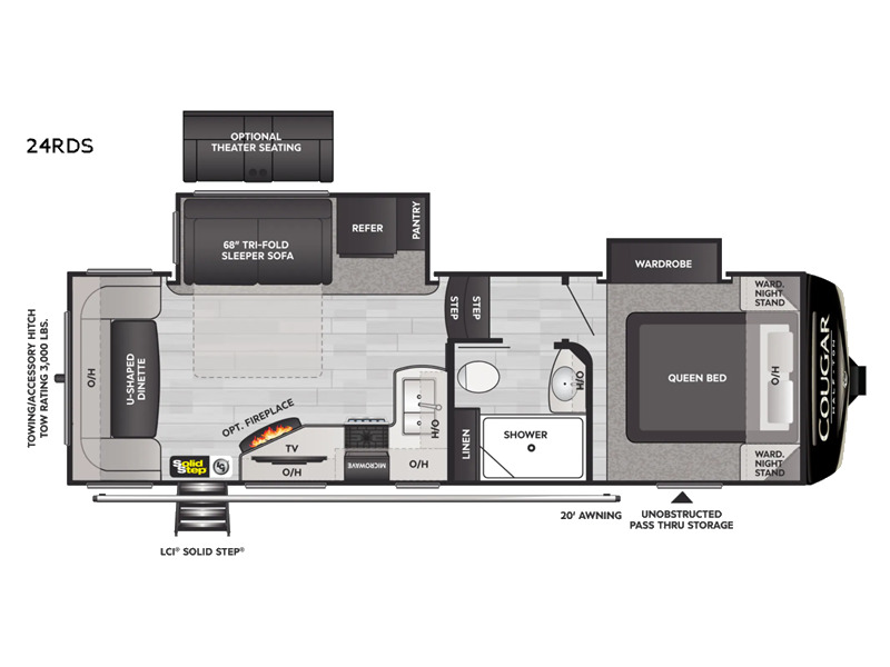 2022 Keystone Rv Cougar Half-Ton 24RDS in saegertown PA