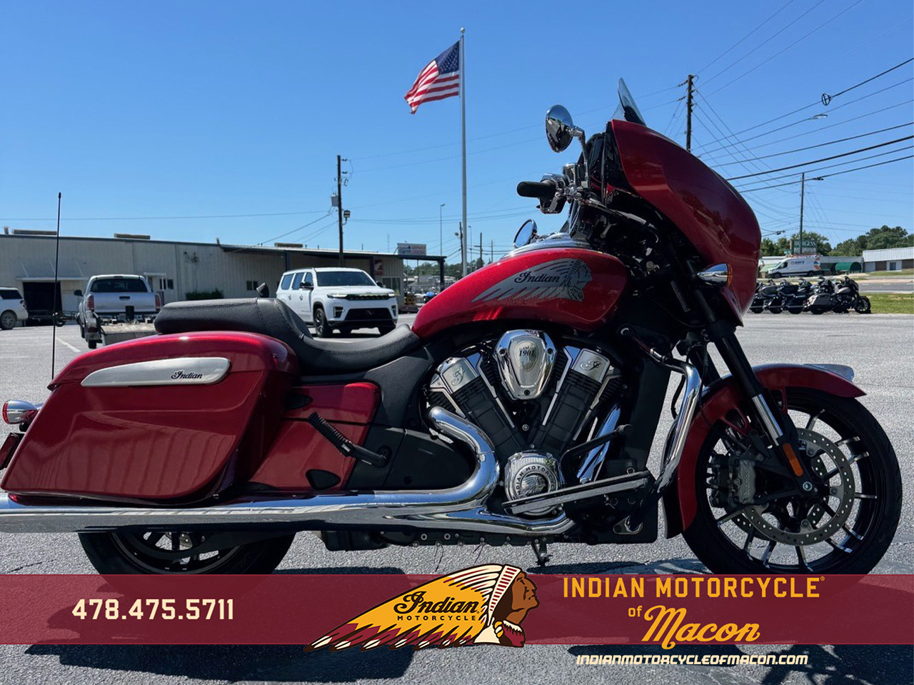 2025 Indian Motorcycle® Chieftain® PowerPlus Limited Sunset Red Metallic LIMITED in Macon, GA